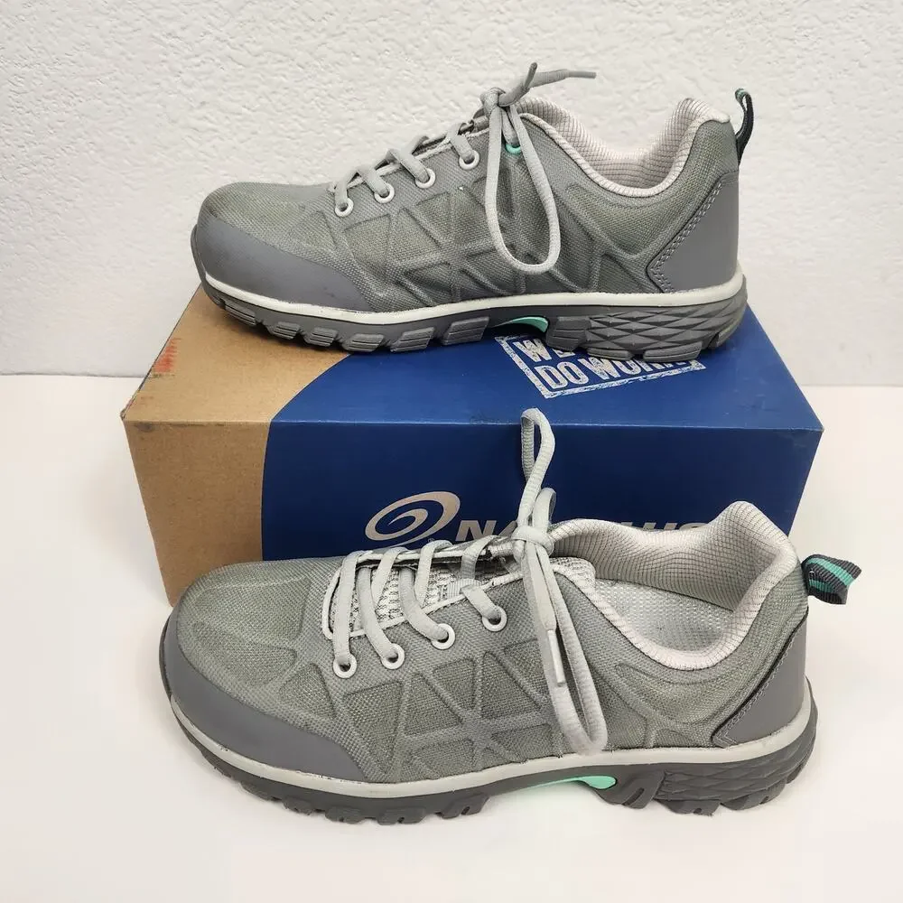 Nautilus Spark Sneaker N2159 Women 7.5 Wide Slip Oil Resistant Carbon Safety Toe